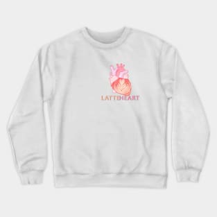 Latte Heart Crewneck Sweatshirt